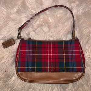 Plaid Coach Purse